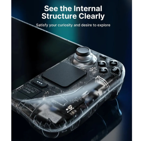 Прозрачная передняя панель JSAUX PC0108 для Steam Deck Purple