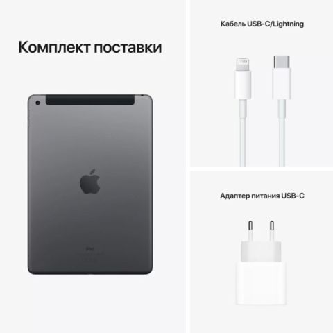 iPad 10,2" (2021) Wi-Fi 256 ГБ, Space Gray
